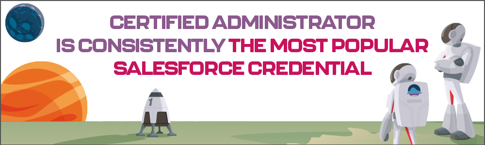 Certified Administrator is consistently the most popular Salesforce credential Mason Frank Salary Survey